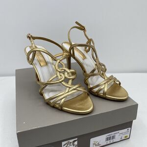 Franco Sarto L-Harley Gold Heels Size 6 M